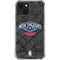 NBA New Orleans Pelicans Dark Rust iPhone 14 Plus Clear Case