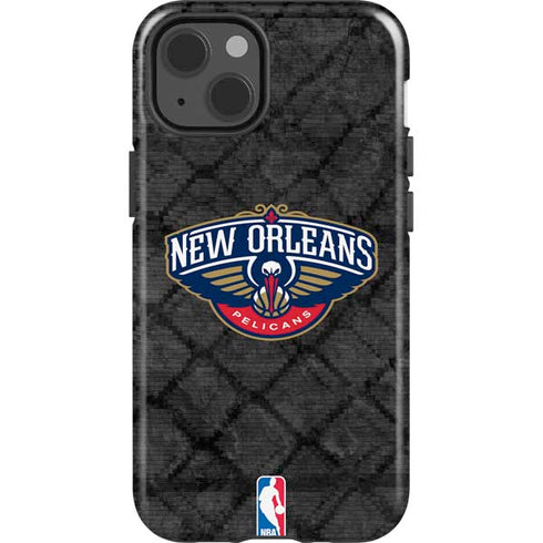 NBA New Orleans Pelicans Dark Rust iPhone 15 Impact Case
