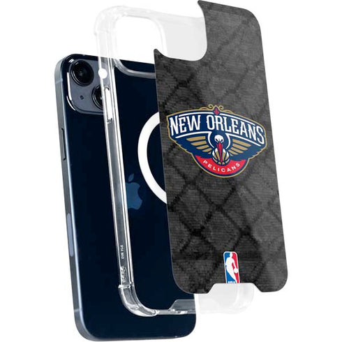 NBA New Orleans Pelicans Dark Rust iPhone 15 Plus MagSafe Case