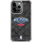 NBA New Orleans Pelicans Dark Rust iPhone 14 Pro Clear Case