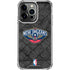 NBA New Orleans Pelicans Dark Rust iPhone 14 Pro Clear Case