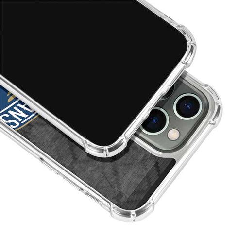 NBA New Orleans Pelicans Dark Rust iPhone 15 Pro Clear Case