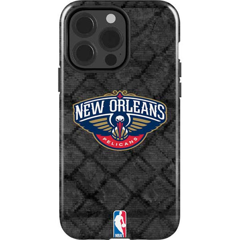 NBA New Orleans Pelicans Dark Rust iPhone 14 Pro Impact Case