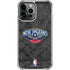 NBA New Orleans Pelicans Dark Rust iPhone 14 Pro Max Clear Case