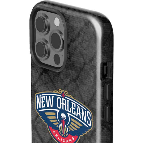 NBA New Orleans Pelicans Dark Rust iPhone 15 Pro Max Impact Case