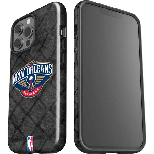 NBA New Orleans Pelicans Dark Rust iPhone 15 Pro Max Impact Case