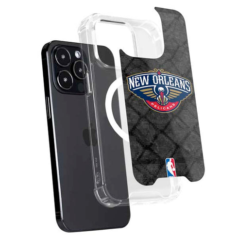 NBA New Orleans Pelicans Dark Rust iPhone 15 Pro Max MagSafe Case