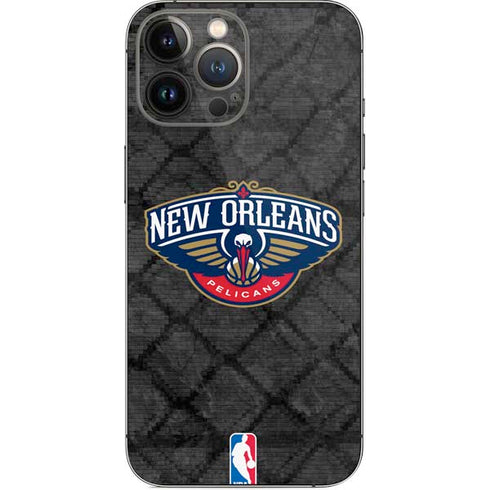 NBA New Orleans Pelicans Dark Rust iPhone 14 Pro Max Skin