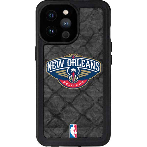 NBA New Orleans Pelicans Dark Rust iPhone 14 Pro Max Waterproof Case