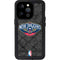 NBA New Orleans Pelicans Dark Rust iPhone 14 Pro Waterproof Case