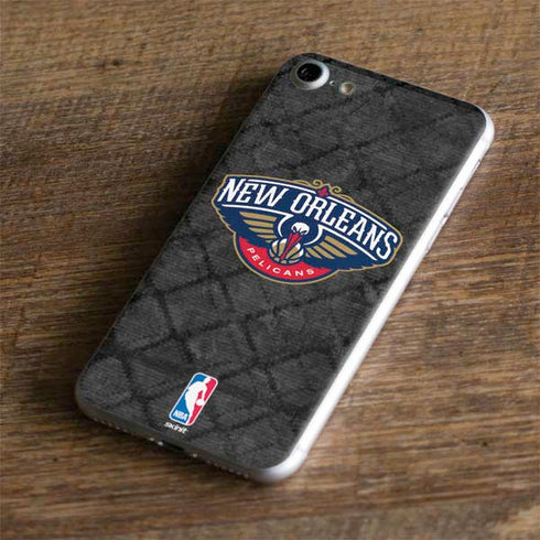 NBA New Orleans Pelicans Dark Rust iPhone 8 Skin