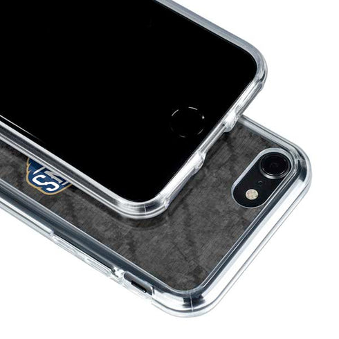 NBA New Orleans Pelicans Dark Rust iPhone SE (2nd & 3rd Gen) Clear Case