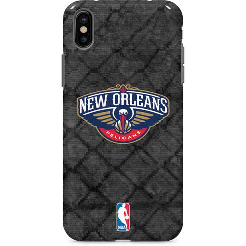 NBA New Orleans Pelicans Dark Rust iPhone X Pro Case