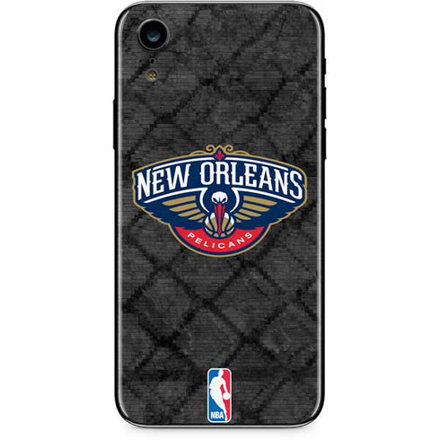 NBA New Orleans Pelicans Dark Rust iPhone XR Skin