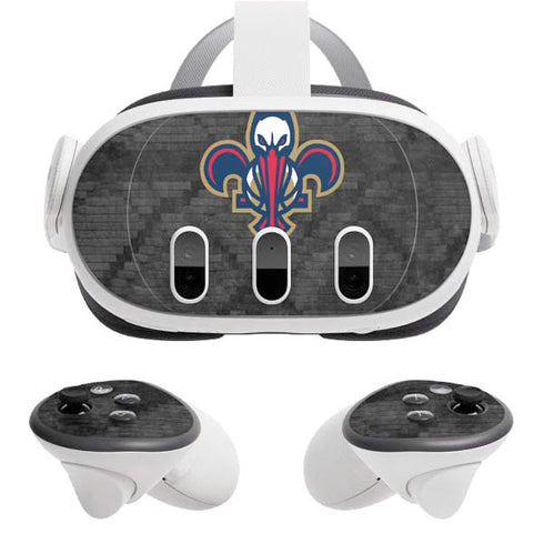 NBA New Orleans Pelicans Dark Rust Meta Quest 3 Skin