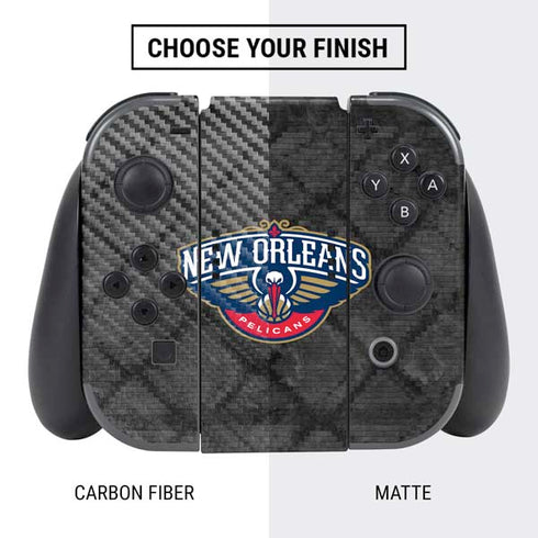 NBA New Orleans Pelicans Dark Rust Nintendo Switch Bundle Skin