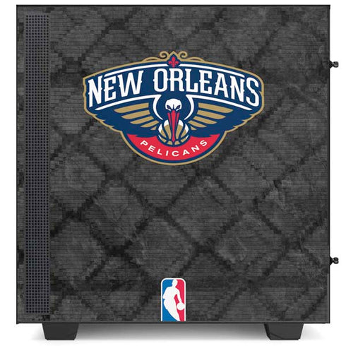 NBA New Orleans Pelicans Dark Rust NZXT H510 Compact ATX Mid-Tower Case Skin