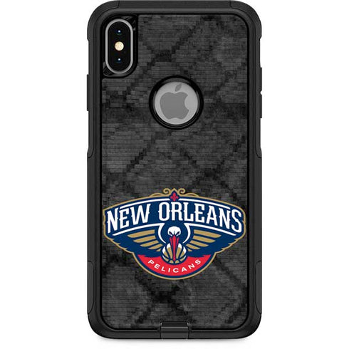 NBA New Orleans Pelicans Dark Rust Otterbox Commuter iPhone Skin