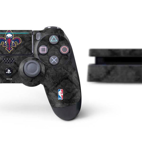 NBA New Orleans Pelicans Dark Rust PS4 Slim Bundle Skin