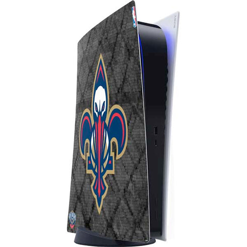 NBA New Orleans Pelicans Dark Rust PS5 Digital Edition Console Skin