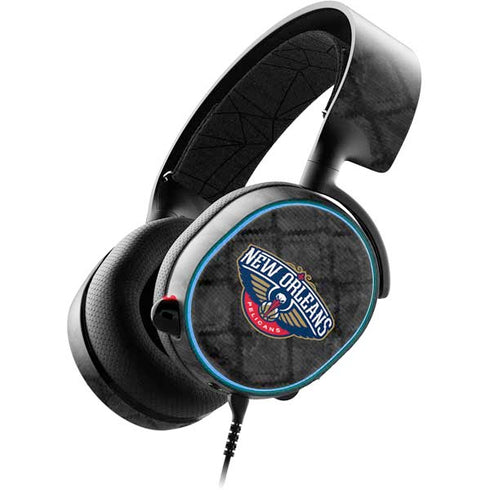 NBA New Orleans Pelicans Dark Rust SteelSeries Arctis 3 Skin