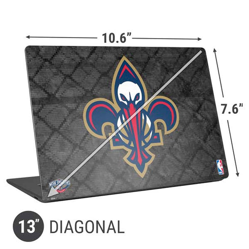 NBA New Orleans Pelicans Dark Rust Universal Laptop 13in (10.6 x 7.6in) Skin
