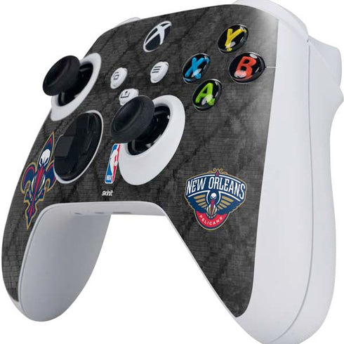 NBA New Orleans Pelicans Dark Rust Xbox Series S Controller Skin