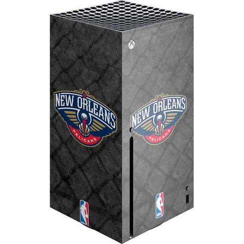 NBA New Orleans Pelicans Dark Rust Xbox Series X Console Skin