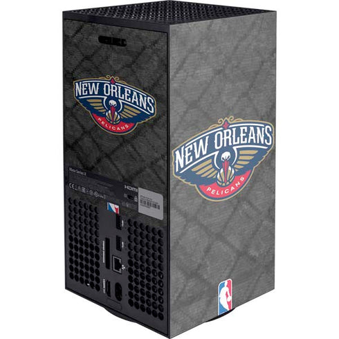 NBA New Orleans Pelicans Dark Rust Xbox Series X Console Skin