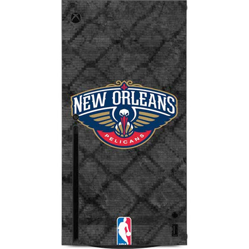 NBA New Orleans Pelicans Dark Rust Xbox Series X Console Skin