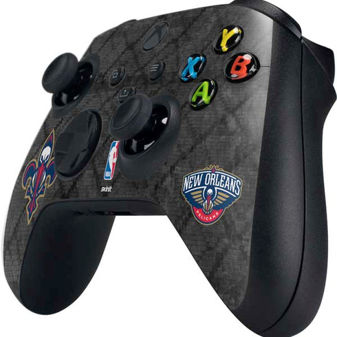 NBA New Orleans Pelicans Dark Rust Xbox Series X Controller Skin