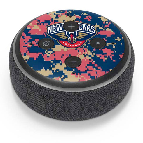 NBA New Orleans Pelicans Digi Camo Amazon Echo Dot Skin