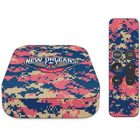 NBA New Orleans Pelicans Digi Camo Apple TV Skin