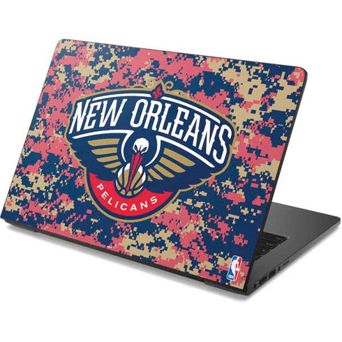 NBA New Orleans Pelicans Digi Camo Dell Chromebook Skin