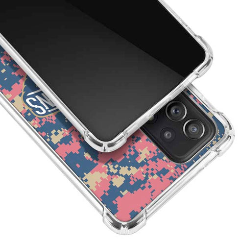 NBA New Orleans Pelicans Digi Camo Galaxy A52 5G Clear Case