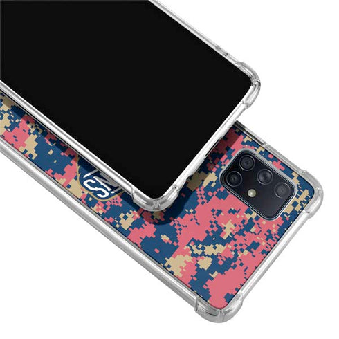 NBA New Orleans Pelicans Digi Camo Galaxy A71 5G Clear Case