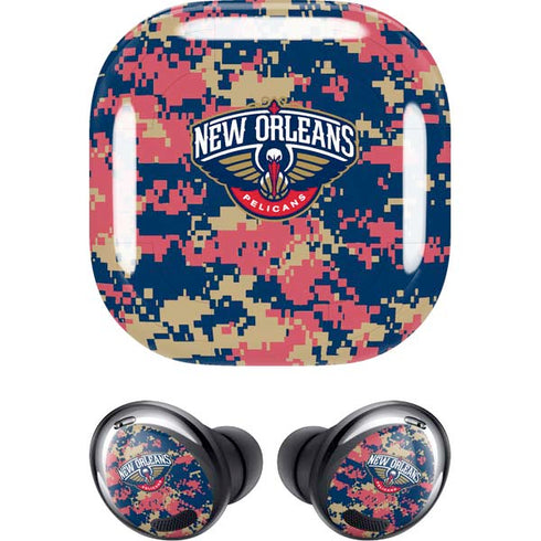 NBA New Orleans Pelicans Digi Camo Galaxy Buds Pro Skin