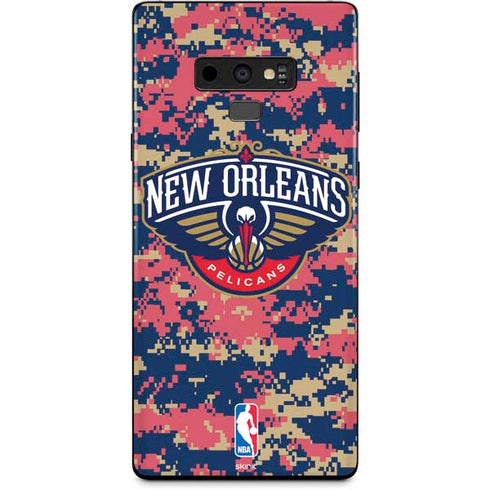 NBA New Orleans Pelicans Digi Camo Galaxy Note 9 Skin