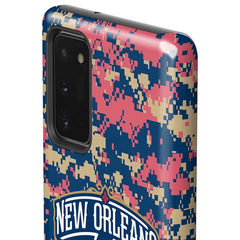 NBA New Orleans Pelicans Digi Camo Galaxy Note20 5G Pro Case