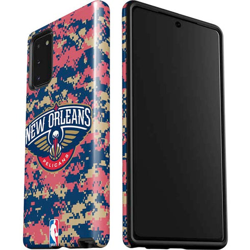 NBA New Orleans Pelicans Digi Camo Galaxy Note20 5G Pro Case