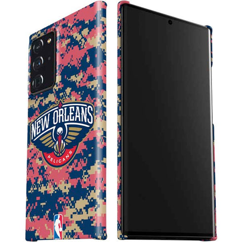 NBA New Orleans Pelicans Digi Camo Galaxy Note20 Ultra 5G Lite Case