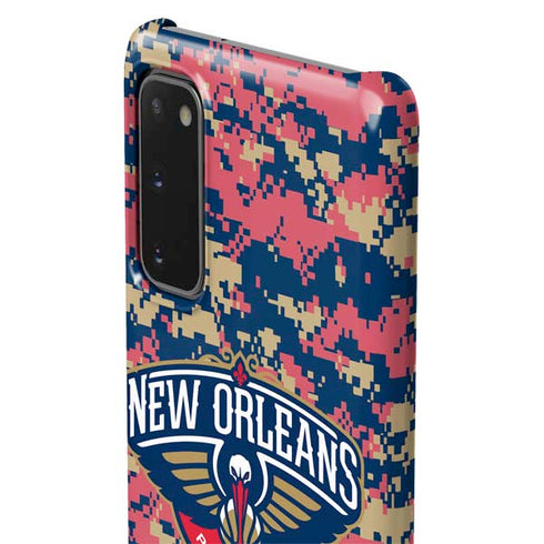 NBA New Orleans Pelicans Digi Camo Galaxy S20 Lite Case