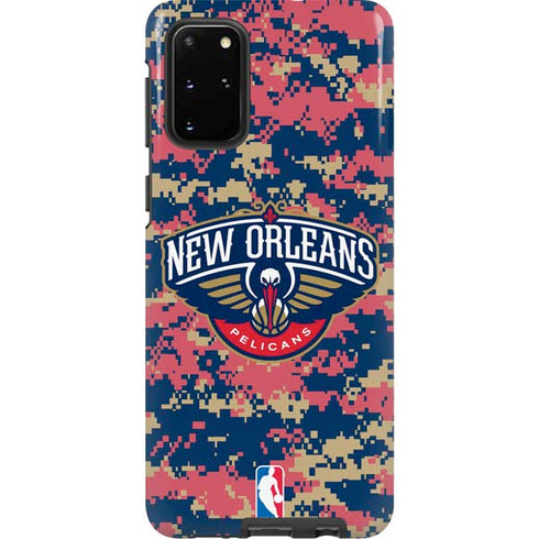 NBA New Orleans Pelicans Digi Camo Galaxy S20 Plus Pro Case