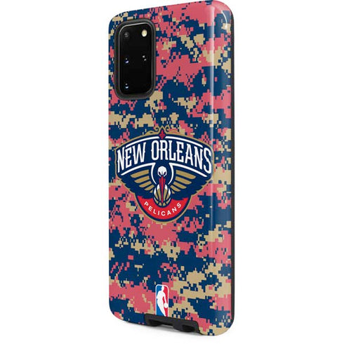 NBA New Orleans Pelicans Digi Camo Galaxy S20 Plus Pro Case
