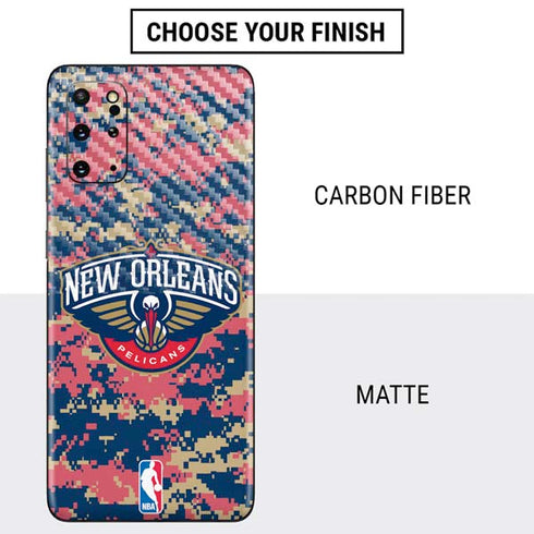NBA New Orleans Pelicans Digi Camo Galaxy S20 Plus Skin