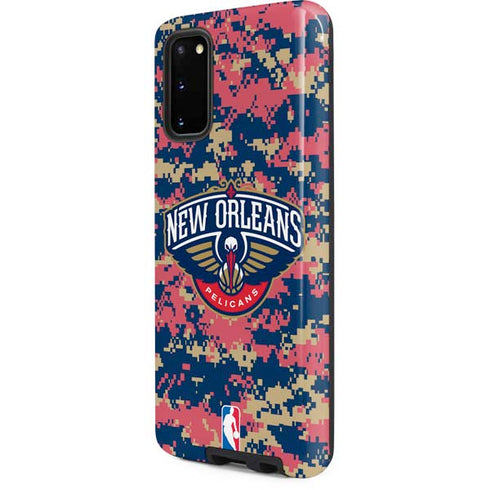 NBA New Orleans Pelicans Digi Camo Galaxy S20 Pro Case