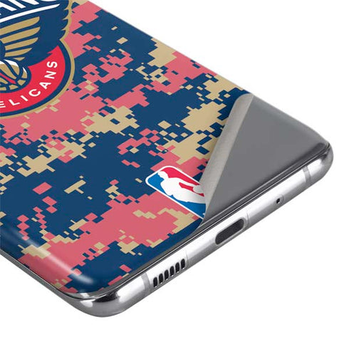 NBA New Orleans Pelicans Digi Camo Galaxy S20 Skin