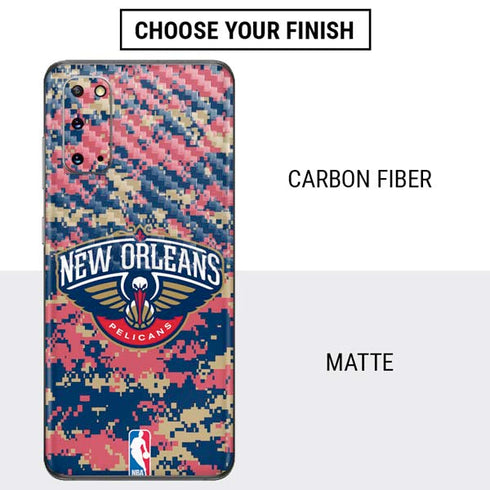 NBA New Orleans Pelicans Digi Camo Galaxy S20 Skin