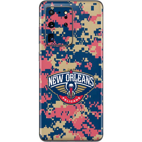 NBA New Orleans Pelicans Digi Camo Galaxy S20 Ultra 5G Skin