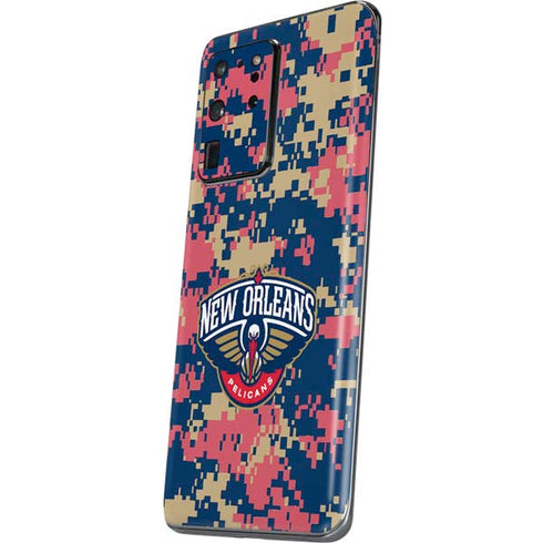 NBA New Orleans Pelicans Digi Camo Galaxy S20 Ultra 5G Skin
